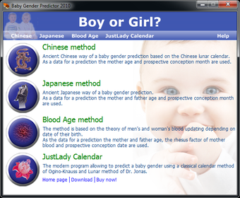 Image 0 for Baby Gender Predictor 201…