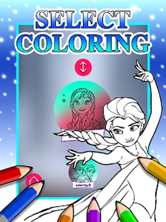 Imagen 3 para Ice Princess Coloring Pag…