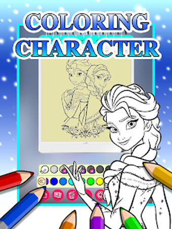 Image 2 for Ice Princess Coloring Pag…