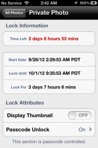 Image 1 for Photo Time Lock - Time De…