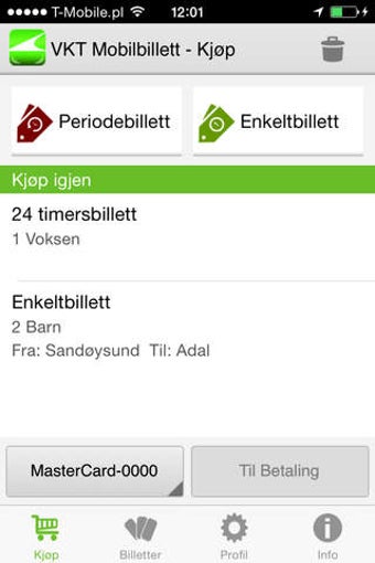 Image 0 for VKT mobilbillett