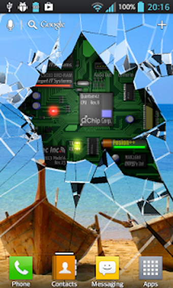 Imagen 2 para Cracked Screen Gyro 3D PR…