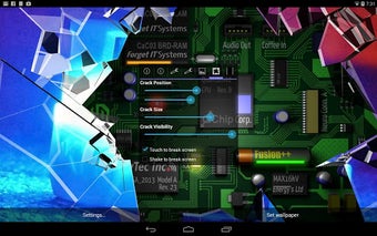 Imagen 1 para Cracked Screen Gyro 3D PR…