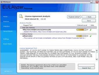 Image 1 for EULAlyzer