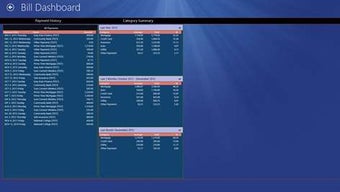 Image 1 for Bill Dashboard for Window…