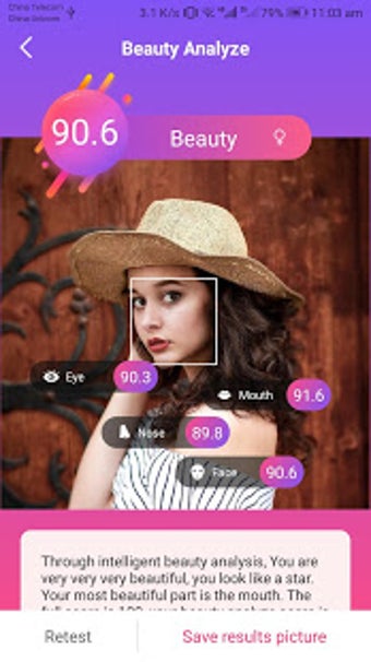 Image 0 for Face Analysis Test - Beau…