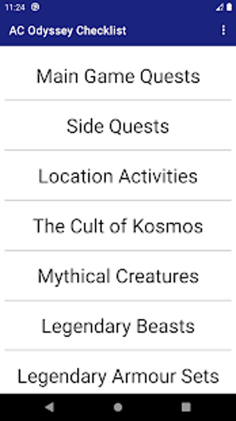 Image 2 for Game Checklist  for AC Od…
