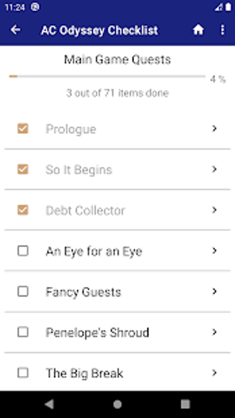 Image 0 for Game Checklist  for AC Od…