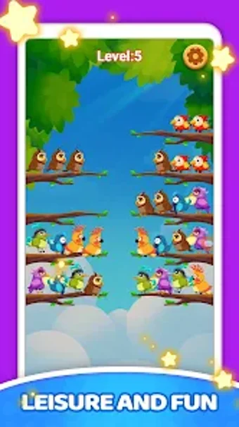 Image 0 for Bird Sort Fun Number