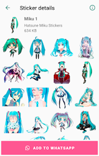 Imagen 3 para Hatsune Miku Stickers for…