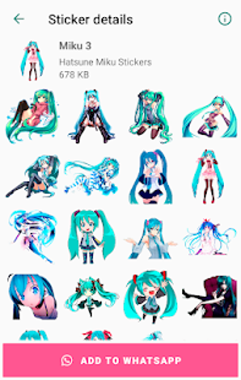 Image 3 for Hatsune Miku Stickers for…