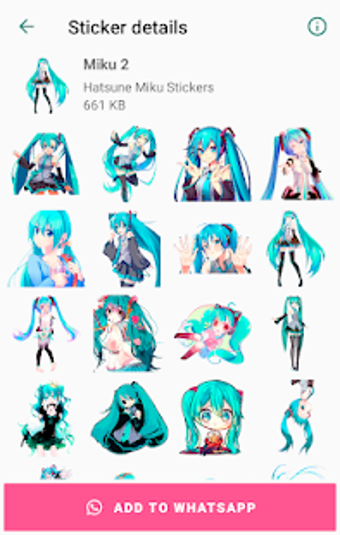 Imagen 1 para Hatsune Miku Stickers for…