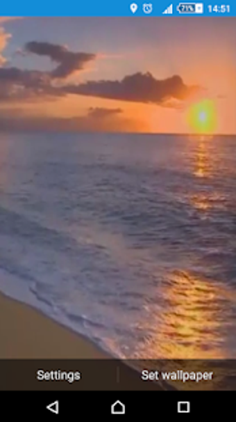 Image 3 for Sunset Beach Live Wallpap…
