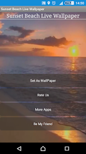 Image 2 for Sunset Beach Live Wallpap…