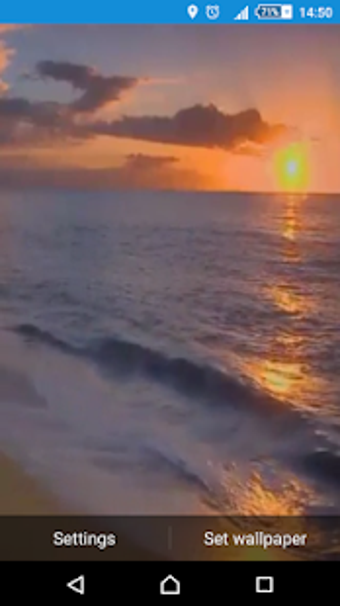 Image 1 for Sunset Beach Live Wallpap…