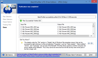 Image 3 for BatchPurifier Lite