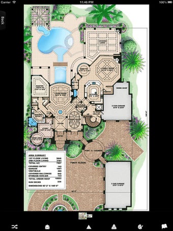 Image 6 for House Plans - Mediterrane…
