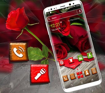 Imagen 0 para Red Rose Launcher Theme
