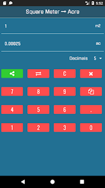 Image 2 for Square Meter to Acre Conv…