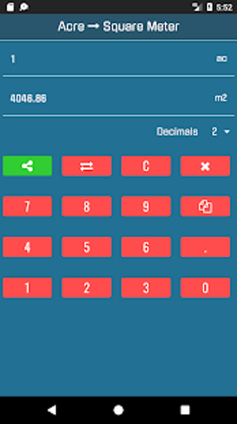 Image 0 for Square Meter to Acre Conv…