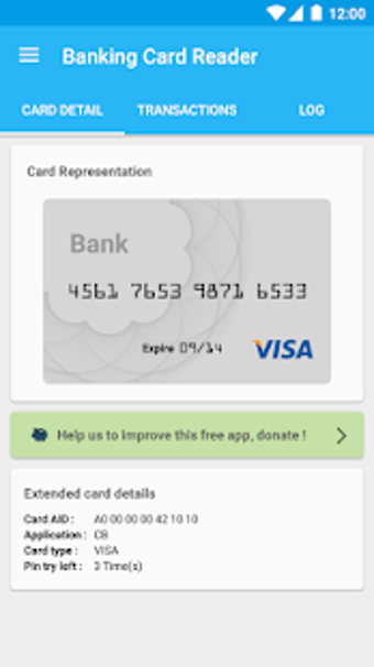 Imagen 2 para Credit Card Reader NFC (E…