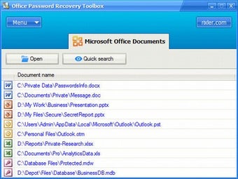 Image 0 for Office Password Recovery …