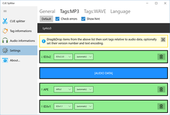 Imagen 1 para CUE Splitter for Windows …
