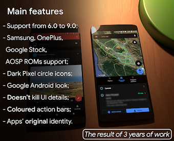 Image 3 for aospUI Black, Substratum/…