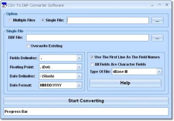 Image 0 for CSV To DBF Converter Soft…