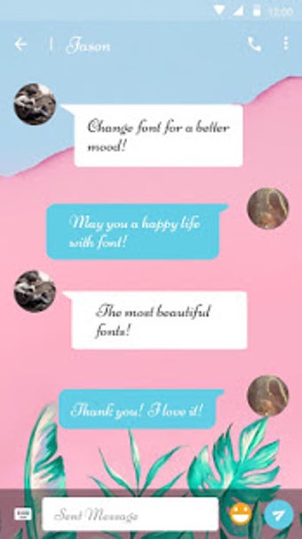 Imagen 2 para Pink Galaxy Font Samsung …