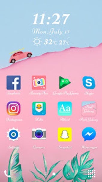 Imagen 0 para Pink Galaxy Font Samsung …