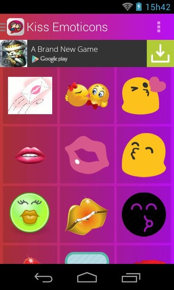 Imagen 1 para Kiss Emoticons