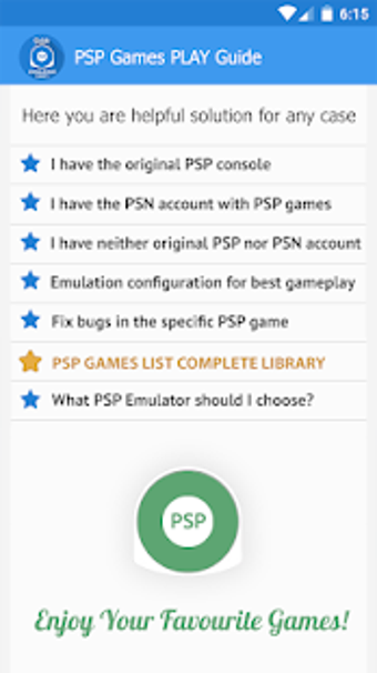Image 1 for PSP Games Emulator Guide