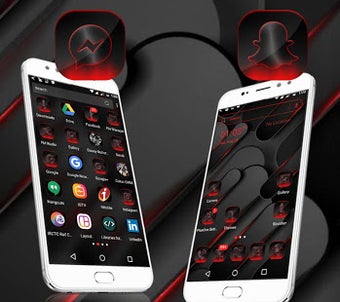 Image 1 for Cool Black Launcher Theme