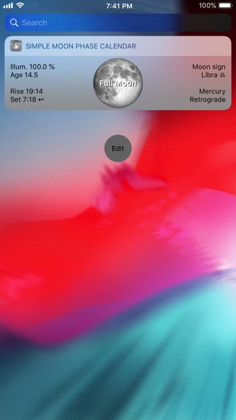 Image 1 for Simple Moon Phase Calenda…