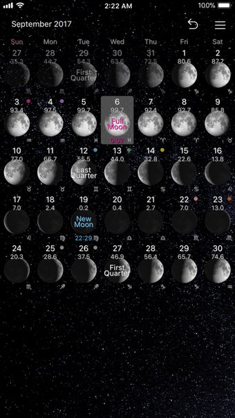 Image 3 for Simple Moon Phase Calenda…