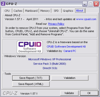 Image 0 for CPU-Z