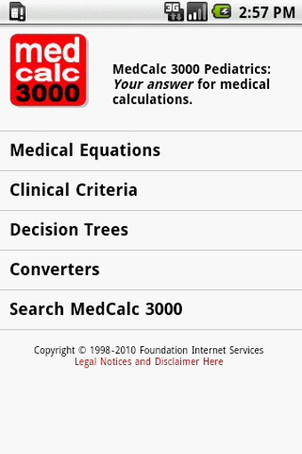 Image 0 for MedCalc 3000 Pediatrics