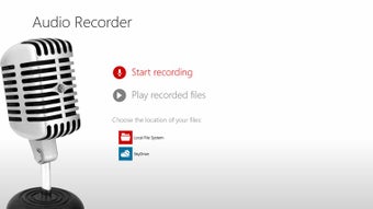 Imagen 1 para Audio Recorder for Window…