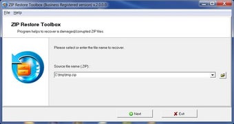 Imagen 0 para ZIP Restore Toolbox