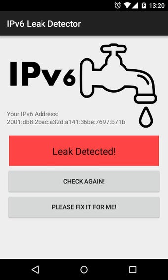 Image 1 for IPv6 Leak Detector