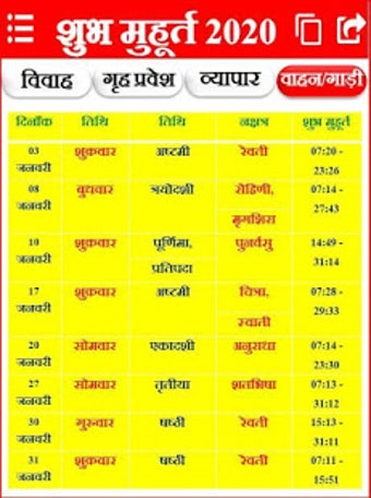 Imagen 1 para Shubh Muhurat-  2020