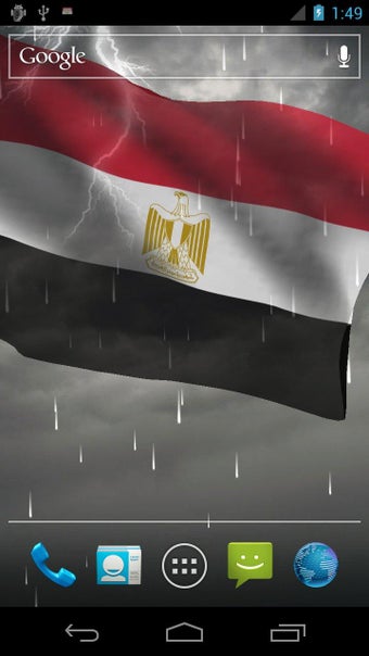 Imagen 3 para 3D Egypt Flag LWP