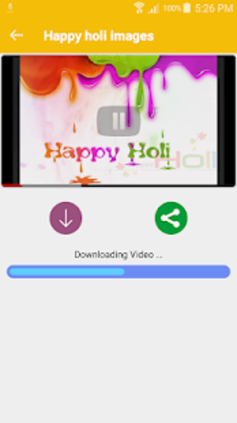 Imagen 0 para Happy Holi Video Status S…