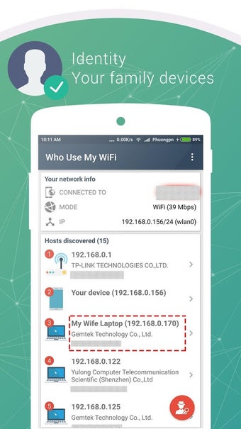 Imagen 1 para Who Use My WiFi - Network…