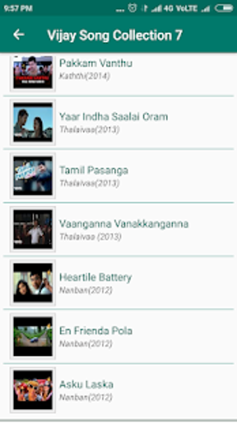 Imagen 0 para Vijay Hit Video Songs :