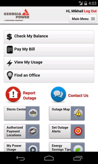 Imagen 1 para Georgia Power Mobile