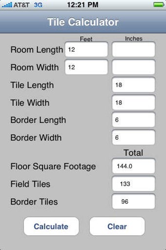 Image 0 for Tile Calculator