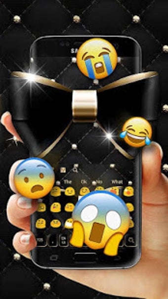 Imagen 1 para Black Gold Keyboard