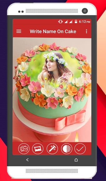 Image 1 for Birthday Cake Photo Frame